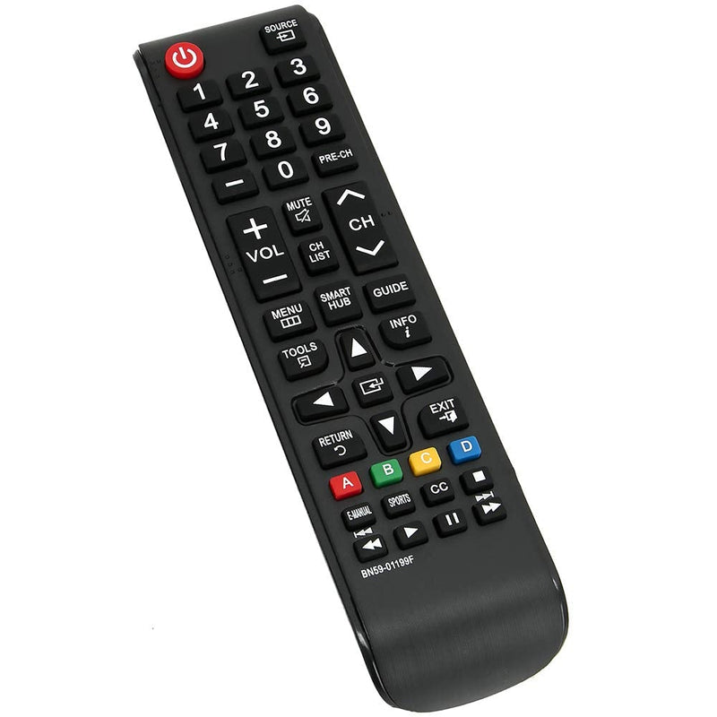 New BN59-01199F Replace Remote fit for Samsung TV ED LCD HDTV UN32J525DAFXZA UN32J4500AF UN43JU640DF UN60J6200AF UN60J620DAF UN60JU6400F UN60JU6400FXZAL UN60J6200AFXZA UN60J620DAFXZA