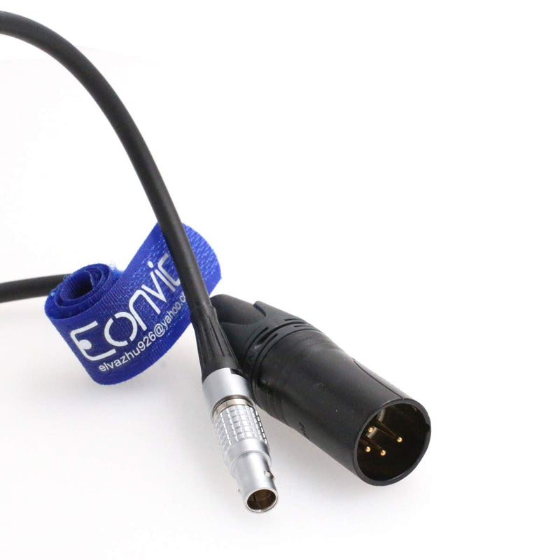 Eonvic for Teradek Bolt Teradek 55/Bond/Cube Power Cable 4 Pin XLR Male to 0B 2 Pin Male