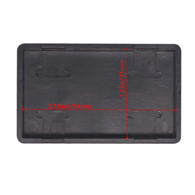 Zulkit 5Pcs Project Boxes ABS Plastic Electrical Project Case Power Junction Box Black 2.28 x 1.38 x 0.59 inch (58 x 35 x 15 mm) 2.28'' x 1.38'' x 0.59''
