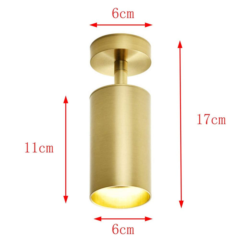 Lywins Gu10 Modern Gold Led Ceiling Spot Light 360° Adjustable Downlight Ceiling Light Clothing Shop Showrooms Exhibition Spotlight Picture Light Display Focus Commercial Lighting