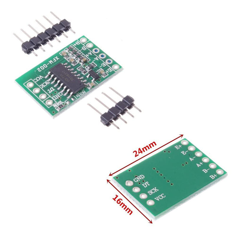 Aihasd 4PCS Human Body Weight of Load Cell Weighting Sensor 50KG Half Bridge with Amplifier HX711 AD Module Strain Gauge Personal Scales