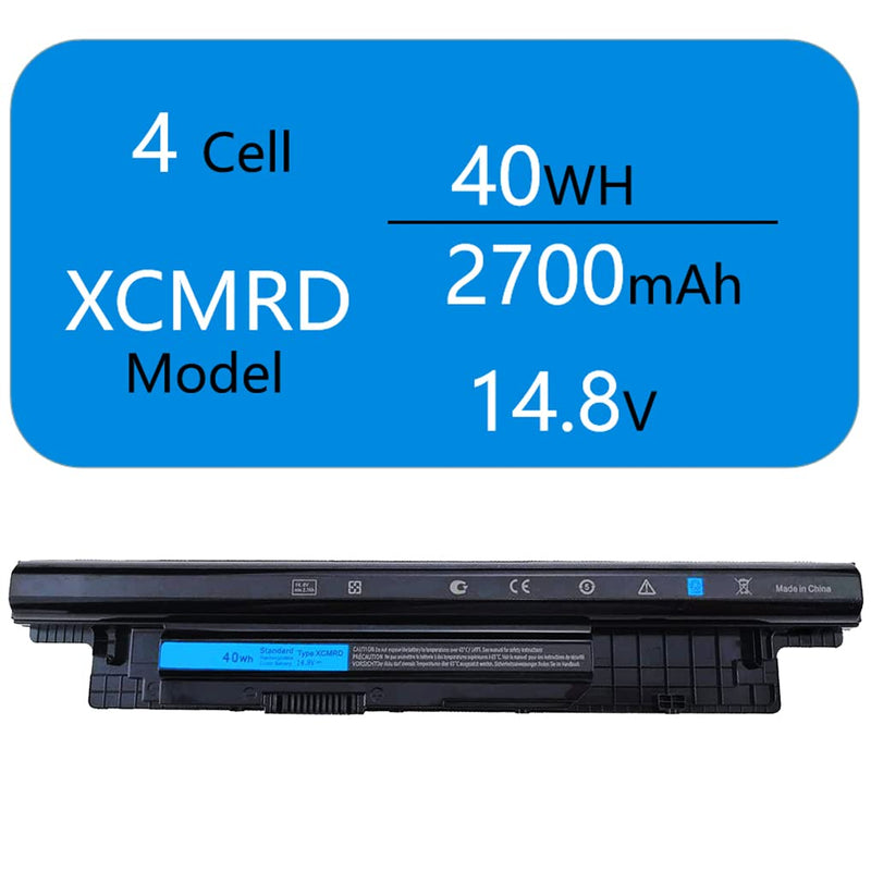 40Wh XCMRD Laptop Battery for Dell Inspiron 15 3000 Series 3521 3531 3537 3541 3542 15R 5537 5521 17R 17 3721 3737 5737 5721 14R 14 3421 3437 5421 5437 7447 Latitude 3440 3540 Vostro 2421 2521 P28F
