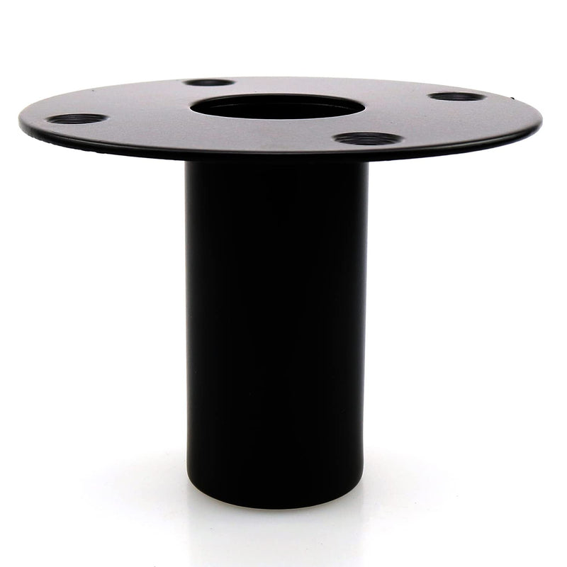 Speaker Stand Top Hat E-outstanding 4.21x3.34Inch Black Metal Speaker Mount Stand Top Bracket Speakers Repair Parts Accessories DIY Home Theater, Speaker Cabinet Pole Mount