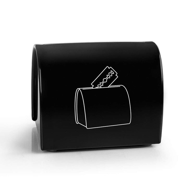 QSHAVE Blade Disposal Case Safe Storage Bank for Used Safety Razor Blades 1 Count (Pack of 1)