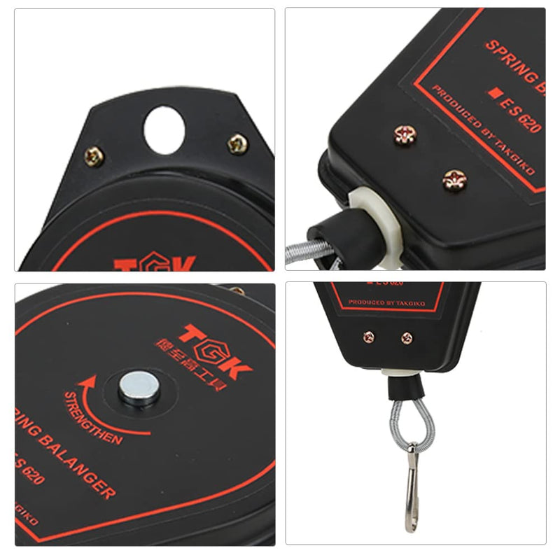 0.6-2.0Kg Spring Balancer, Portable Retractable Hanger, Tool Stand, Balancer, Suitable for Assembly Line, Automobile Manufacturing, Tools, Jigs