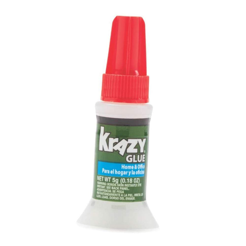 Krazy Glue Home and Office Brush-On Glue, 0.18 oz 1 Pack