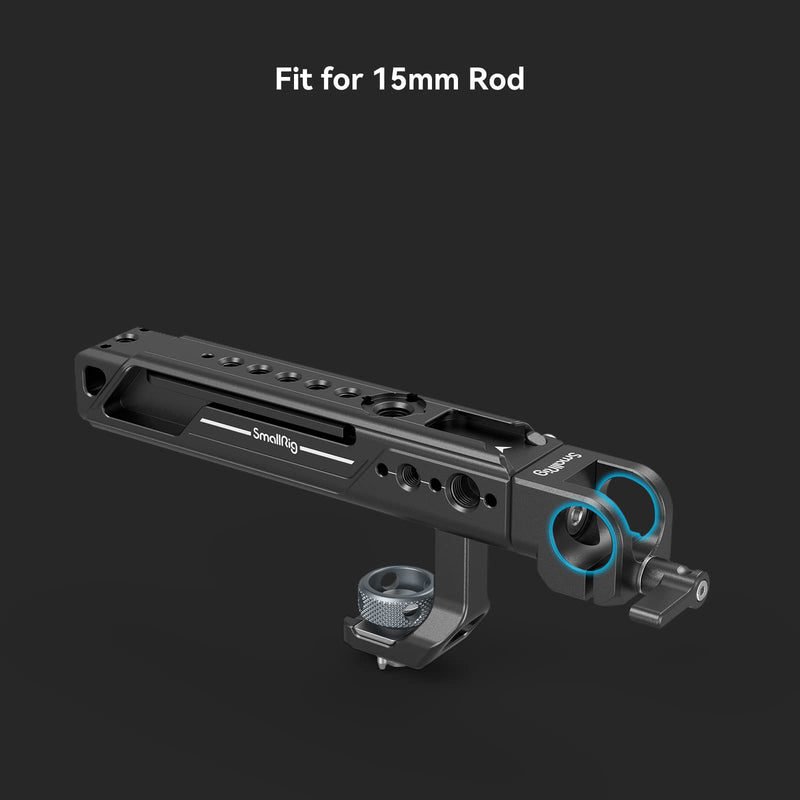 SmallRig 15mm Locating Single Rod Clamp For SMALLRIG Handles, Cages, and Plates with 3/8''-16 Locating Hole For ARRI - 4171