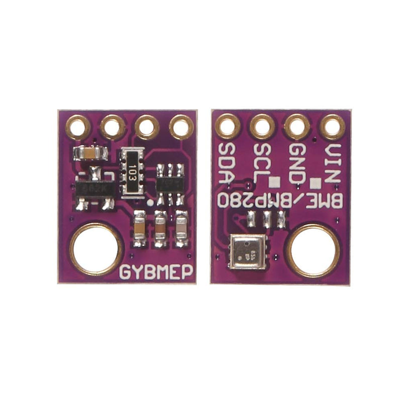 AITRIP 3pcs BME280 Compatible with BMP280 Digital 5V Temperature Humidity Sensor Atmospheric Barometric Pressure Board IIC I2C Breakout for Arduino 3PCS BME280 5V