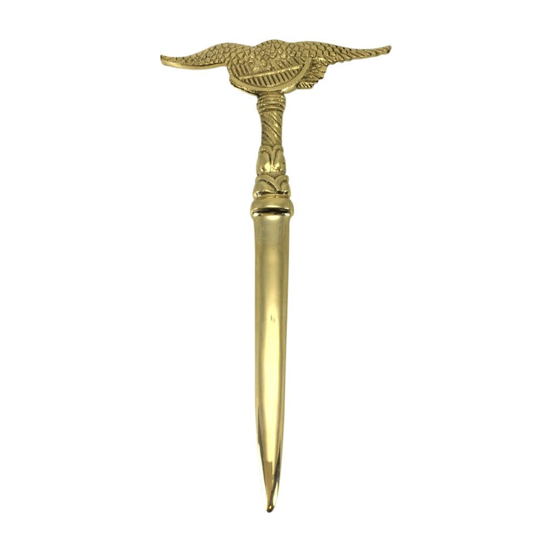 Madison Bay Company Brass Patriotic American Eagle Letter Opener, 7.75 Inches Long