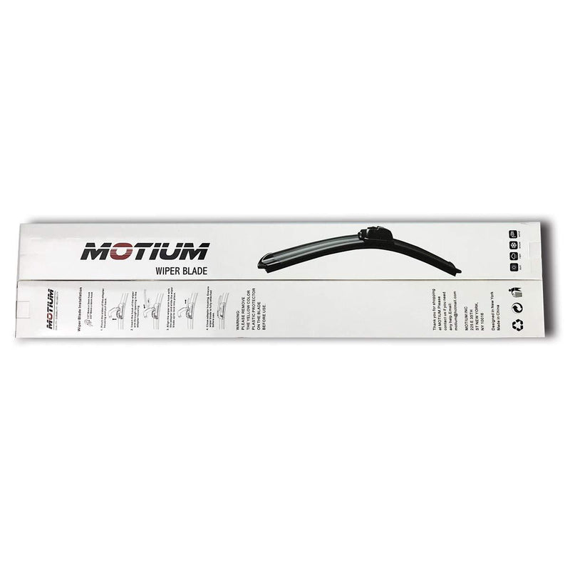 MOTIUM OEM QUALITY 19" + 19" Premium All-Season Windshield Wiper Blades (set of 2) 19"+19" (pair for front windshield)