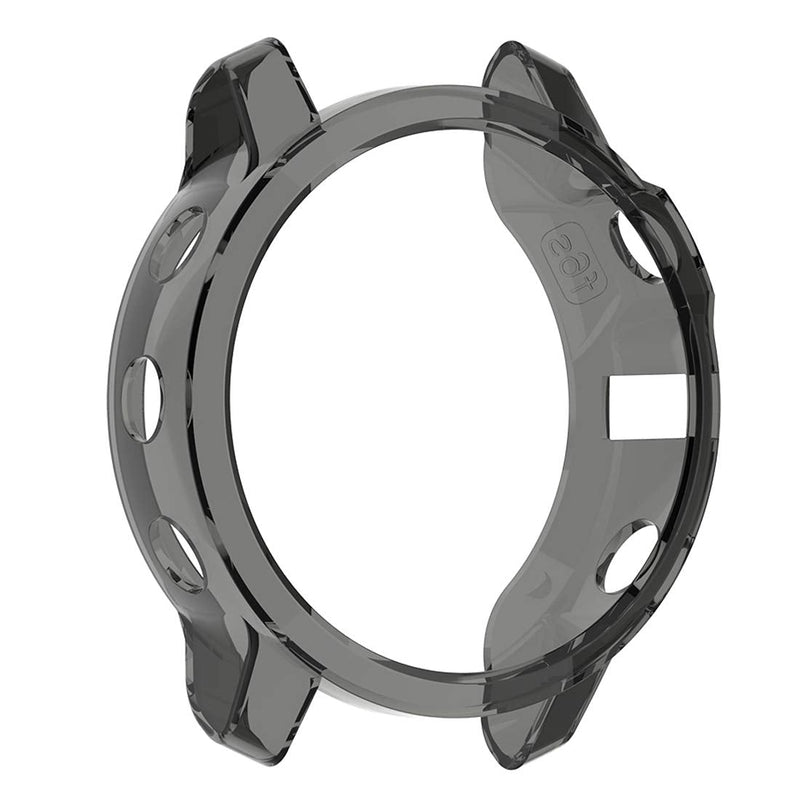 Disscool TPU Case Cover for Garmin Fenix 6S, Soft Anti Drop TPU Protective Case Cover Skin for Garmin Fenix 6S(TPU Black)