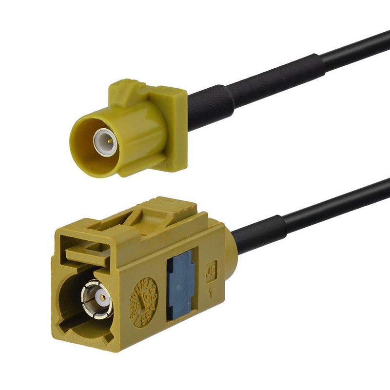 wlaniot Fakra K Female to Male Pigtail Cable RG174 16.4ft Sirius Antenna Extension Cable Truck/RV XM Satellite Radio Antenna Fakra K Cable