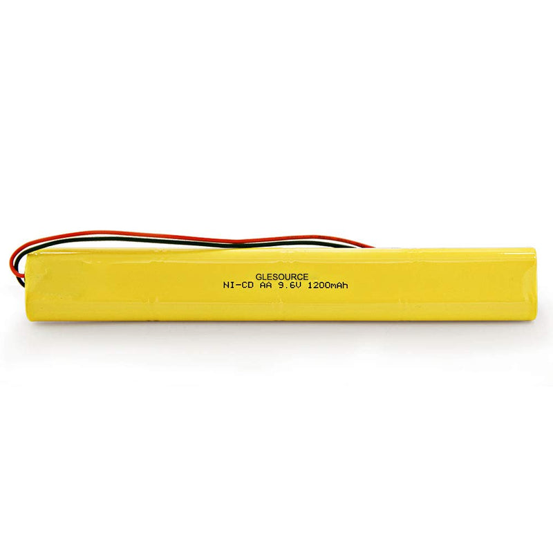 GLESOURCE 9.6V 1200mAh Battery Compatible for ELBB003 Lithonia ELB-B003 ELB-B004 ELBB004 OSI OSA228 DANTONA CUSTOM-306-U BBAT0044A BAA-96 BBAT0043A Emergency Light(2 Pack) 2PCS 9.6V 1200mAh battery