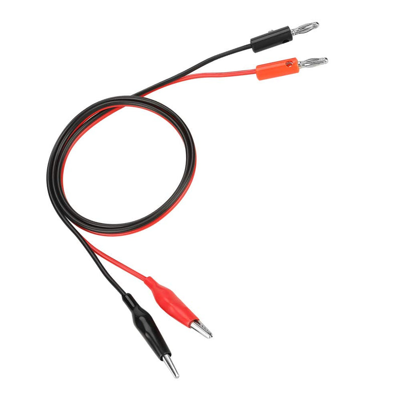 Output Cable Line Multimeter Banana Plug to Crocodile Alligator Clip Test Probe Lead Wire 30V 5A 80cm for Adjustable DC Regulated Power Supply