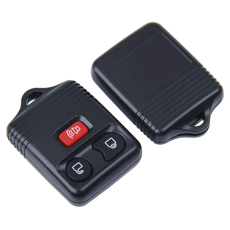 Big-Autoparts 2 Replacement Keyless Entry Remote Key Fob Clicker Transmitter for Ford 1998-2016 F-150 F-250 F-350, Mazda, Mercury, Lincoln - 3 Button 2 Pack 3 Button