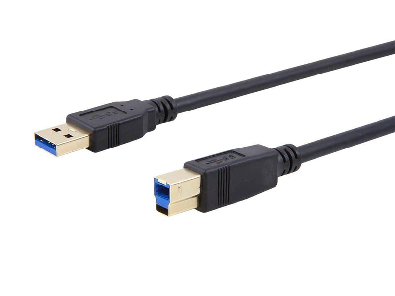 Monoprice 113747 Select Series USB 3.0 A to B Cable 3ft compatible with Brother, HP, Canon, Lexmark, Epson, Dell, Xerox, Samsung and More! 3 Feet