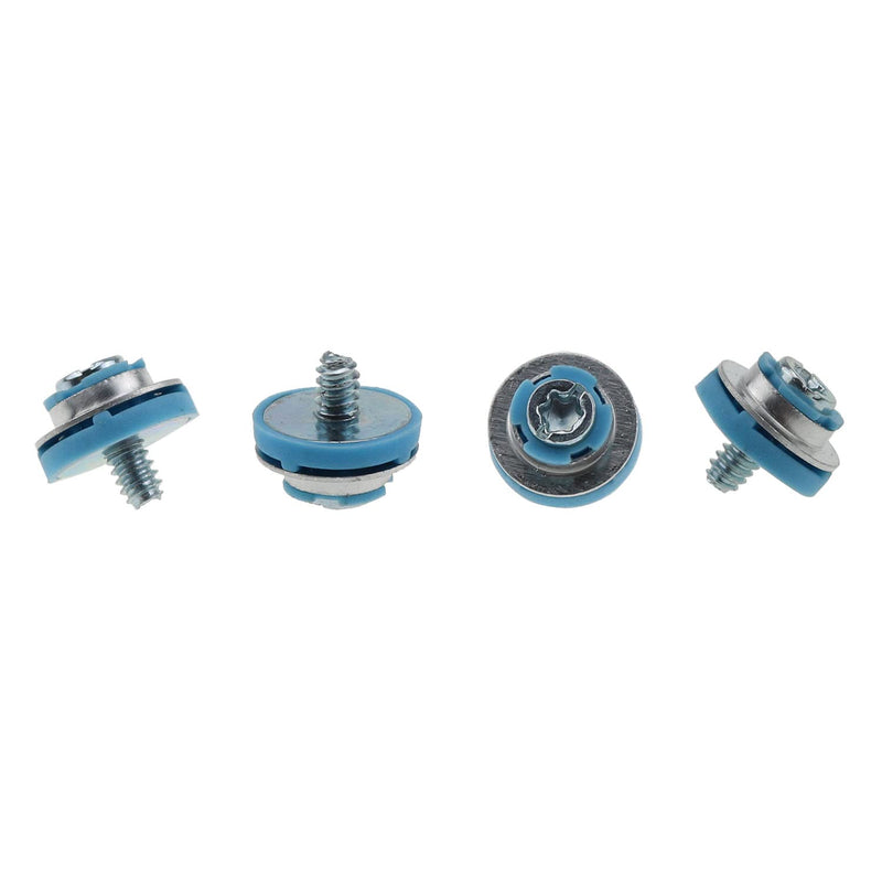 ZZHXSM 4pcs Hard Drive Mounting Screw Blue Rubber Pad Hard Drive Isolated Installation Screws for HP 3.5 HDD DC7800 DC7900 8000 8100 Z400 Z600 Screws