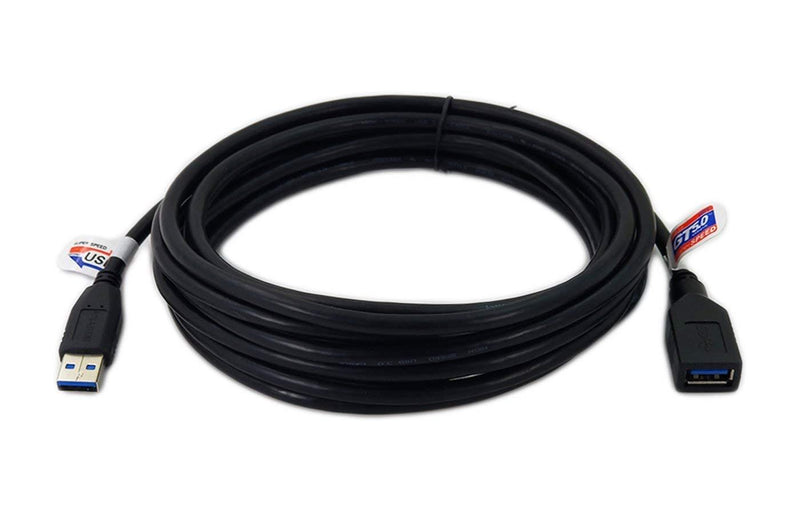 iMBAPrice USB 3.0 Extender - 15 Feet SuperSpeed USB 3.0 A Male to USB 3.0 A Female Extension Cable (Black) 15 Ft Black (USB 3.0)