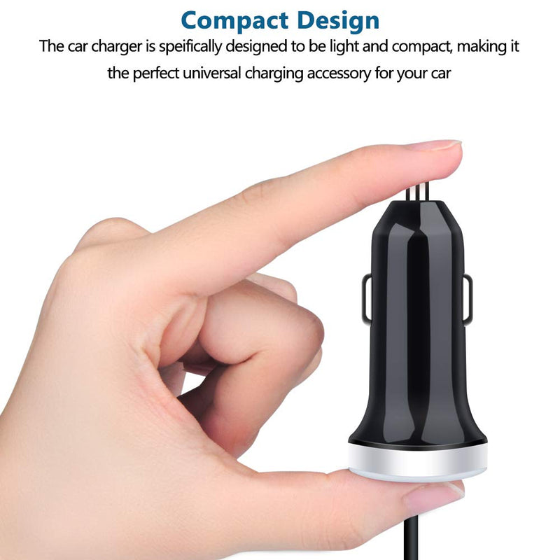 USB C Car Charger, 3.4A Fast Charging Car Adapter+3ft Type C Cable for Samsung Galaxy S22 S21 S20 S10 Note 20 A10E A20 A50 A51 A01 A71 A11, LG Stylo 6/5/4 G8 G7 V60 ThinQ Moto G8 G7 Google Pixel 4 3a