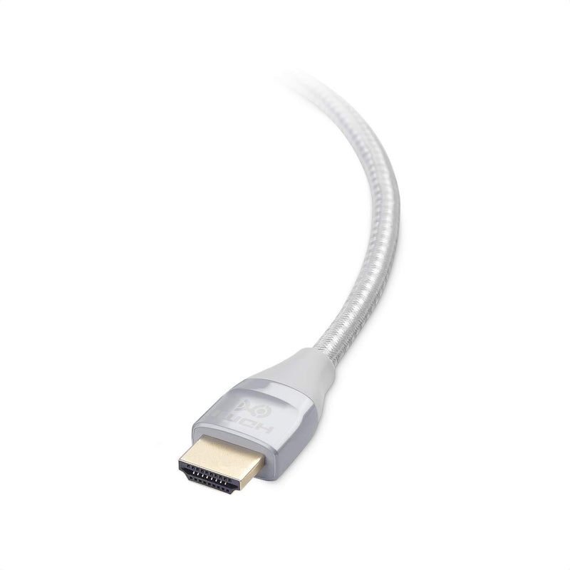 Cable Matters Premium Braided 48Gbps Ultra HD 8K HDMI Cable with HDR for PS5, Xbox Series X/S, RTX3080 / 3090, RX 6800/6900, Apple TV, and More - 2m, 6.6 Feet 6.6 ft