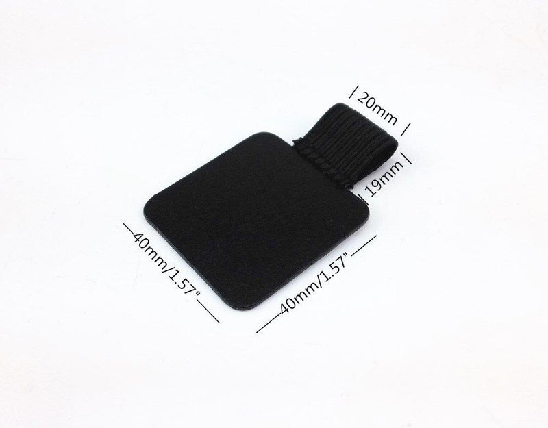 yueton 5pcs Self-Adhesive Leather Pen Holder with Elastic Loop for Notebooks, Journals, Planners and Calendars