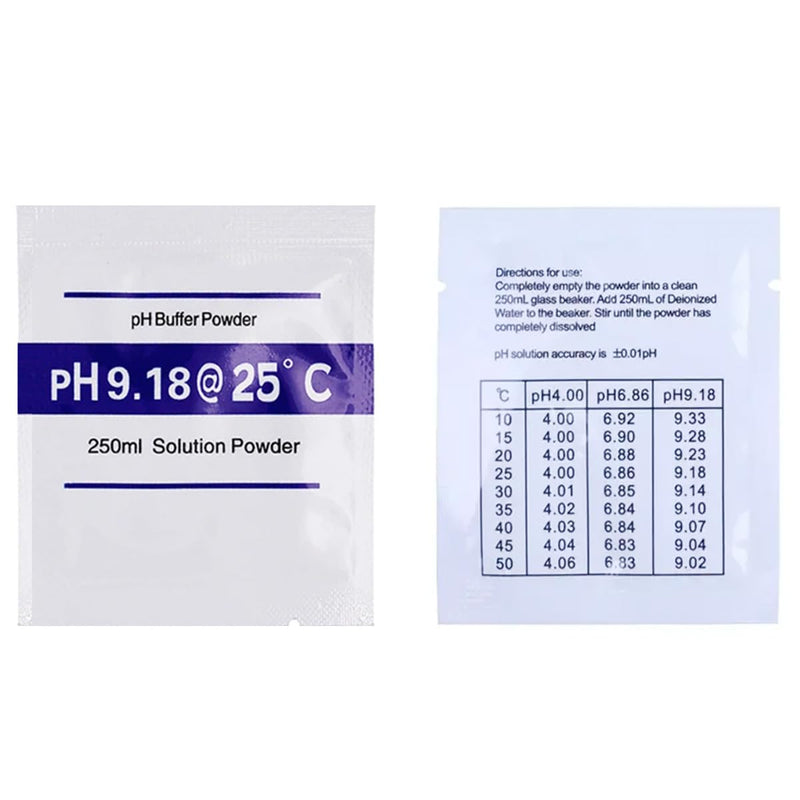 15x calibration powder for pH meter 4.00 | 6.86 | 9.18, pH calibration powder, calibration pH buffer solution set
