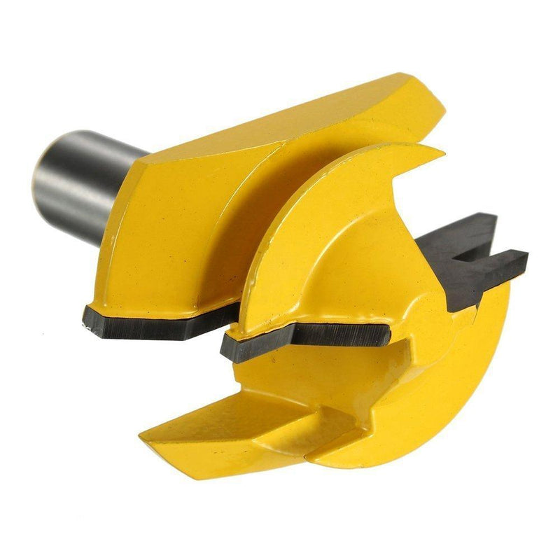 Meihejia 1/2 Inch Shank 45 Degree Lock Miter Router Bit 3/4 Inch Stock Joint Router Bit Woodworking Cutter Tool Shank 1/2", Stock 3/4"