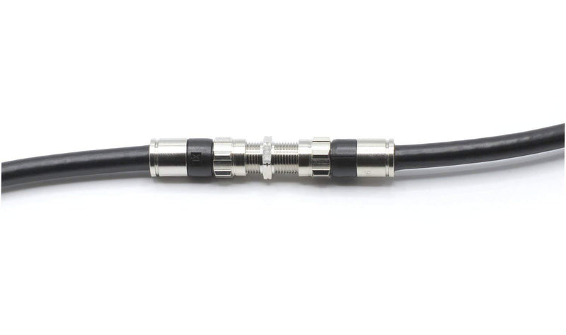 Cable Extension Coupler | 4 Pack | Connects Two Coaxial Video Cables, for Coax F81 (Female to Female) 3GHz Satellite, Cable TV, and Cable Internet Rated Silver