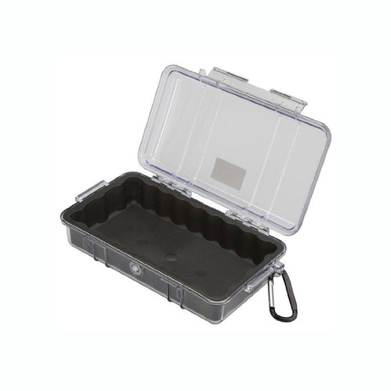 Pelican 1060 Micro Case - for iPhone, GoPro, Camera, and More (Black/Clear) Black/Clear