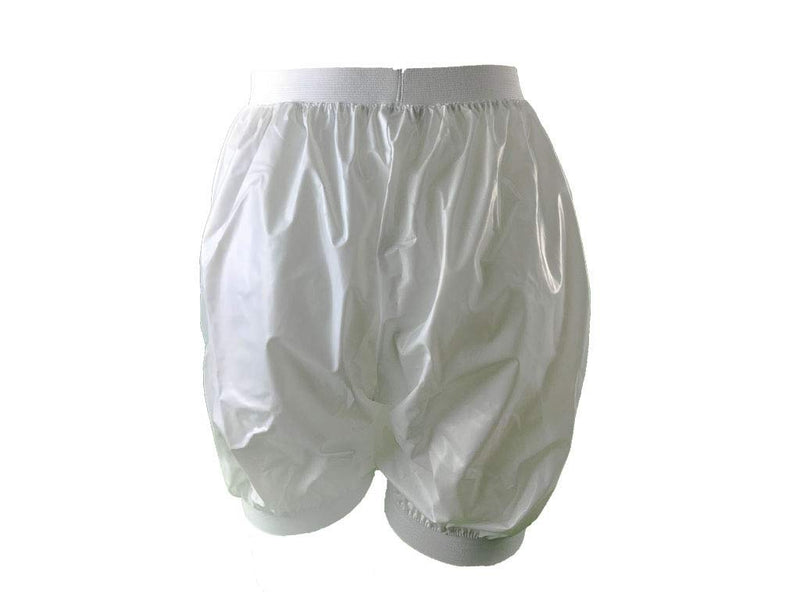 Haian Adult Incontinence Pull-on Plastic Comfort Pants 2 Pack (X-Large, White) X-Large (Pack of 2)