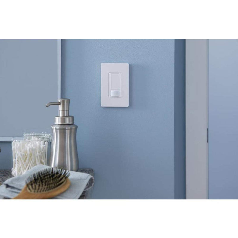 Lutron Maestro Motion Sensor Switch | No Neutral Required, 150W LED, Single Pole | MS-OPS2-AL, Almond 1 Pack