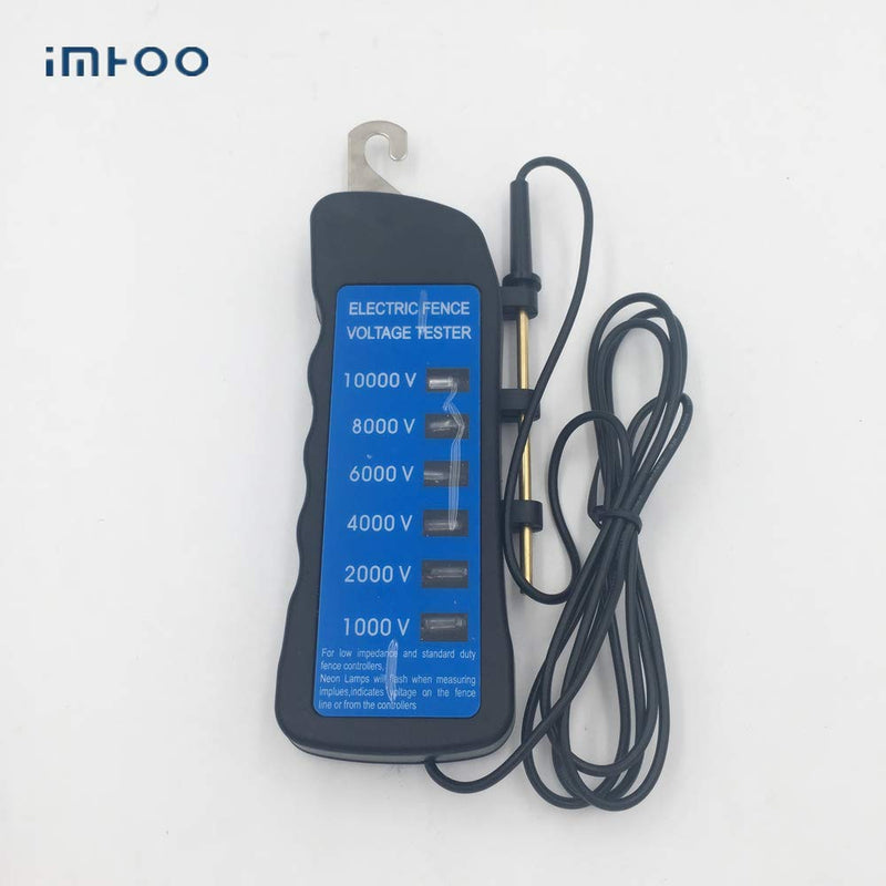 Electric 6 Neon Light Voltmeter 10KV Farm Fence Tester