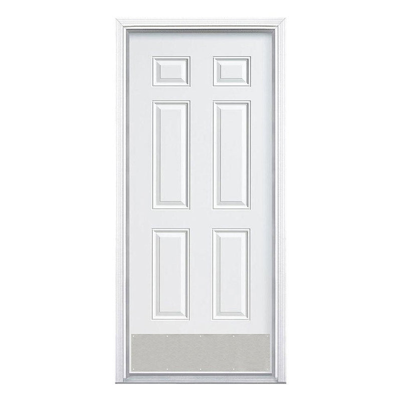 Designers Impressions Satin Nickel 8" x 30" Kick Plate: 609391