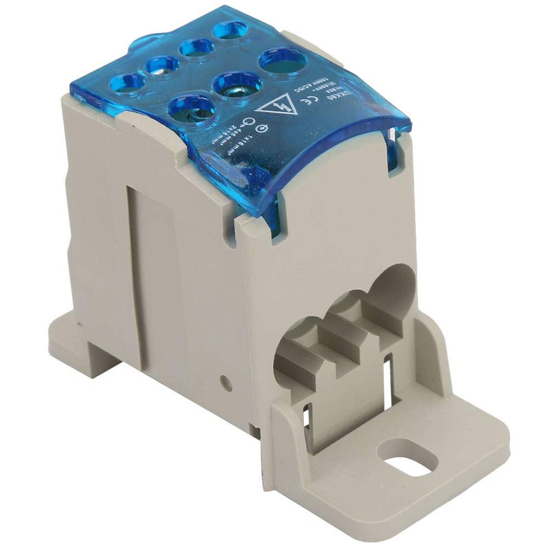Electrical Distribution Box 80A Din Rail Electric Wire Connector Block Distribution Box Universal Power Junction Box
