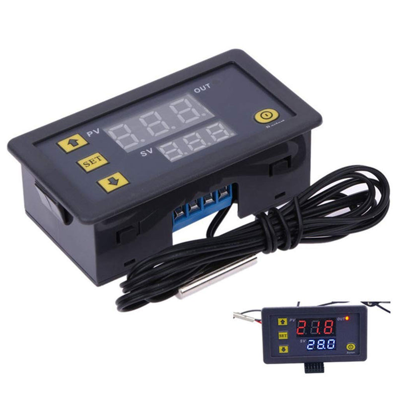 ARCELI 12V 20A W3230 LCD Digital Thermostat Temperature Controller Meter Regulator High Temperature Alarm