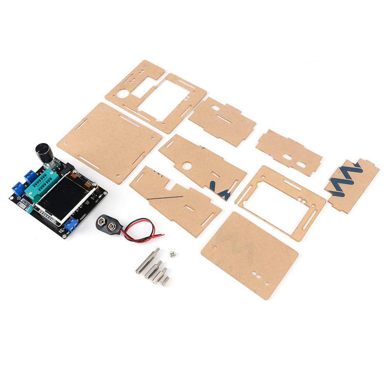 ESR Meter with Case NPN PNP GM328 Transistor Tester Small Volume Resistance Inductance Capacitance Meter for NPN and PNP Transistors