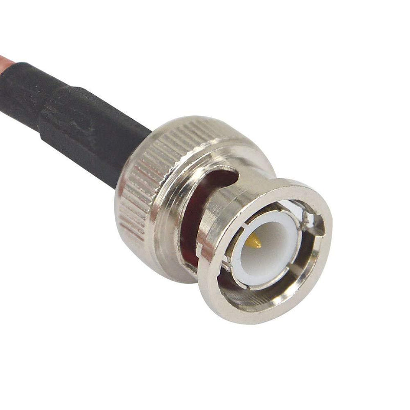 Boobrie BNC Connector Cable RF Coaxial Adapter Extension Cable BNC Male to BNC Female Bulkhead Cable 78.7 Inch Low Loss RG142 Cable BNC Adapter Cable Male to Female Coax Cable for CCTV Antenna etc 2M