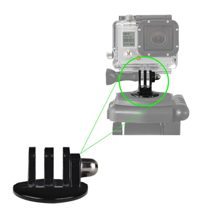 50" Aluminum Camera Tripod with Built in Bubble Level Indicator for All GoPro HERO Cameras + Tripod Mount & an eCostConnection Microfiber Cloth 50" Tripod for GoPro