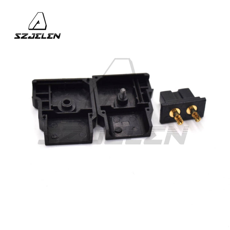SZJELEN 2pcs P-tap D-tap Female Type B Rewirable DIY Socket for DSLR Power Supply Anton Bauer V Mount Plate Battery P-tap Splitter (Female d-tap Plug) 2pcs Female d-tap plug