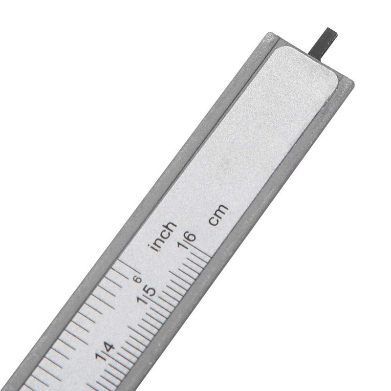 Vernier Caliper, High Precision Metal Vernier Caliper Manual Measuring Caliper Tools Micrometer Ruler for Measuring The Inner Diameter and Outer Diameter(6inch)