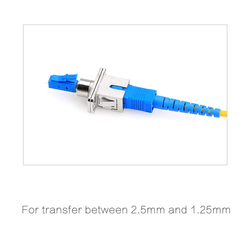 Single Mode 9/125 LC Male to SC Female Hybrid Optical Fiber Adapter Connector KELUSHI