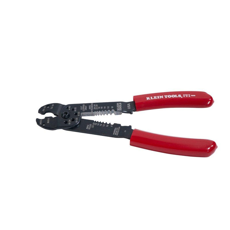 Klein Tools 1000 Multi Tool, 6-in-1 Stripper, Crimper, Wire Cutter, Screw Measure and Shears, Multi-Purpose Lineman Tool