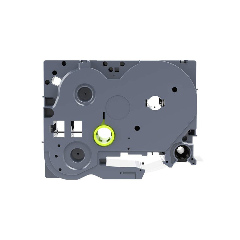 IDIK 1PK White on Green Standard Laminated Label Tape Compatible for Brother P-Touch TZe-755 TZ755 TZe755(24mm x 8m)