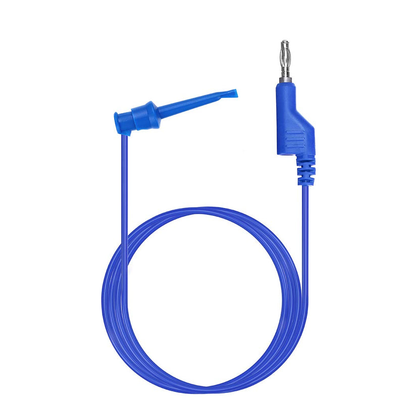 Sumnacon 39 Inch Multimeter Test Lead Set - 5 Pcs Stackable Banana Plug to Minigrabber Test Hook Wire Cable Kit with Protective, Flexible Wire Leads for Electrical Testing 500V/5A
