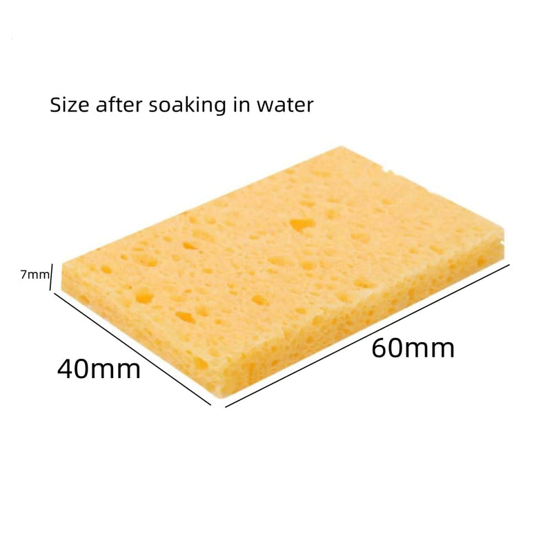 Pack of 30 pads soldering sponge soldering iron cleaning sponge soldering welding cleaning for soldering tips