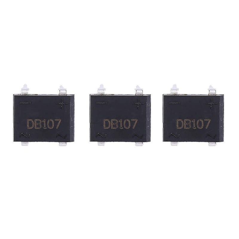 Bridge Rectifier 24V, Diode Bridge, Db107 Db107 Bridges Equal Judge for Household Appliances Industrial Electronic Circuit 1A 1000 V 10 Pieces