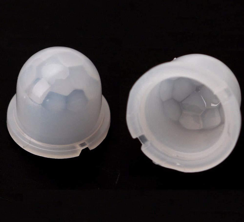 Leyal 10PCS Infrared Sensor 8308-4 Mini White Fresnel Lens Body Pyroelectric PIR