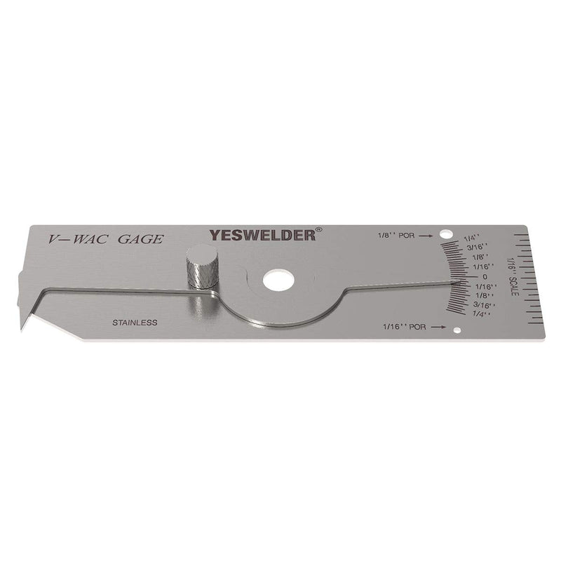 YESWELDER V-WAC Single Weld Gage Inch Inspection Gauge Inche