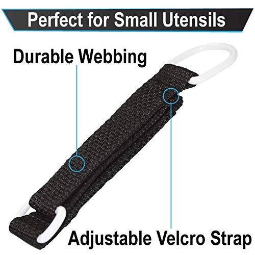 Elastic Utensil Holder with Adjustable Strap Small