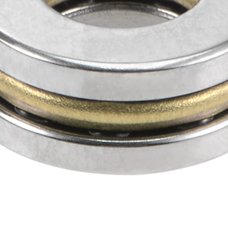 uxcell F5-10M Thrust Ball Bearings 5mm x 10mm x 4mm Chrome Steel Single Direction 10pcs 5mmx10mmx4mm